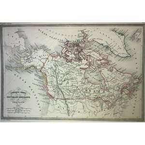  VA Malte Brun Map of Canada (1861)