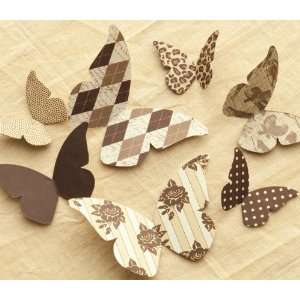  Paper Reverie Brun Antique Butterflies 60/Pkg  Arts 