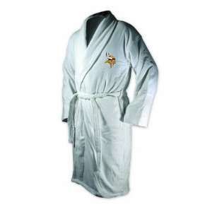 Minnesota Vikings White Heavy Weight Bath Robe  Sports 