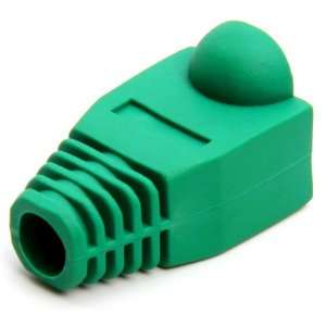  CAT 5E Green RJ45 Snagless Boots with Strain Relief, Bag 