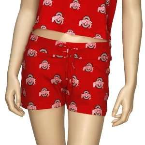    Ohio State Buckeyes Ladies Scarlet Tandem Shorts