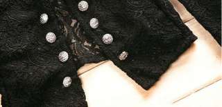 Beige Womens Ladies Lace Shrug Short Coat Jacket Outwear AU Size 6 8 