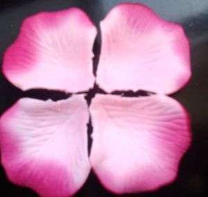 1000pc Hot Pink Silk Rose Petals  