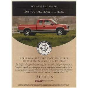  1997 GMC Sierra Pickup Truck Wins Intellichoice Award for 