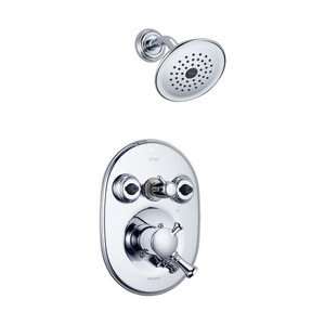 Delta Faucet T18240/R18224 Lockwood Two Handle Shower Faucet   Chrome