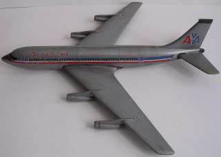 American Airlines Airplane 1960s Plastic Model Kit Toy  