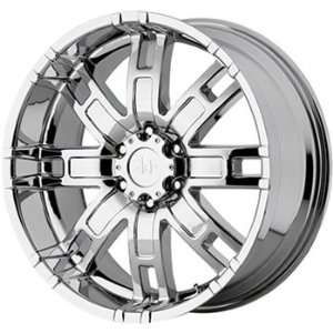 Helo HE835 18x9 Chrome Wheel / Rim 8x170 with a 18mm Offset and a 125 