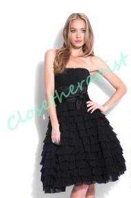 NWT AUTH $532 Betsey Johnson Heartbreaker Chiffon Evening Prom Dress 