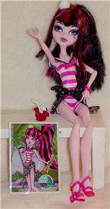 VHTF Draculaura Doll LOOSE OOB  SKULL SHORES MONSTER HIGH  