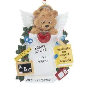  Personalized Angel Teacher Christmas Ornament