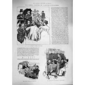    1892 GLADSTONE MIDLOTHIAN HECKLES DALKEITH ELECTION