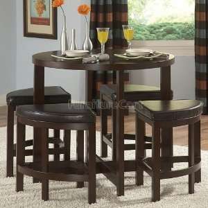  5 Piece Counter Height Set of Brussel Ii Collection by 