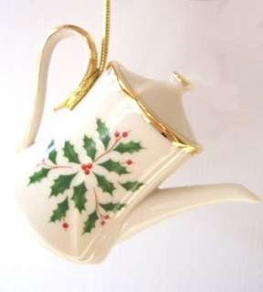 Lenox Holiday Christmas Ornament Coffee Pot NIB New 091709423658 