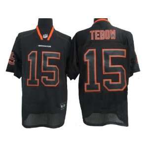  Tim Tebow #15 Denver Broncos Black Shadow Edition Jersey 