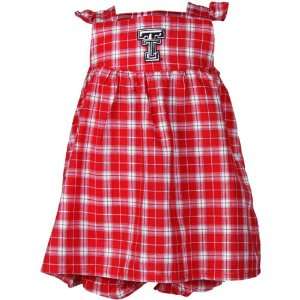  Texas Tech Red Raiders Infant Girls Scarlet Heritage Plaid 
