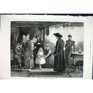  Fete Vierge Laurence Duncan Fine Art 1871 Antique Print 