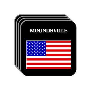 US Flag   Moundsville, West Virginia (WV) Set of 4 Mini 