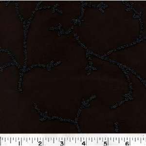  VELVET   PEWTER VINES Fabric By The Yard Arts, Crafts & Sewing
