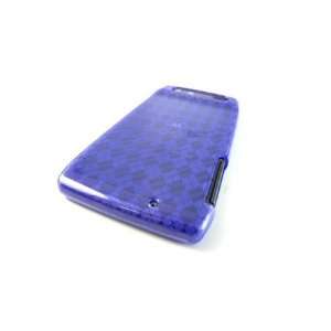 Motorola Droid RAZR 4G XT912 TPU Case with Inner Check Design   Purple 