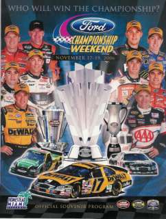 2006 Homestead / Miami Ford 400   NASCAR Program  