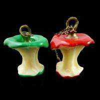 Hot Fashion Vintage Style Green&Red Apple Shape Pendant Fruit Necklace 