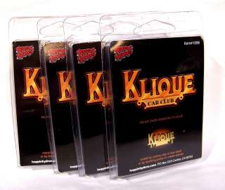 NEW Hoppin Hydros 1/24 scale Lowrider Car Club Plaque KLIQUE (4 pack 