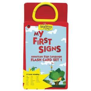   Signing Time Flash Card Set 1 My First Signs