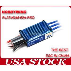  Hobbywing Platinum 60A PRO BL ESC Aircraft & Helicopter 