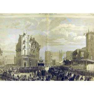   1889 Royal Visit Opening Holborn Valley Viaduct Print