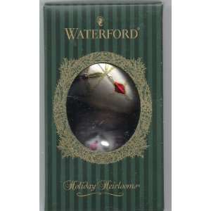 Waterford Holiday Heirlooms Christmas Ornaments 2 Elegant Egg Shaped 