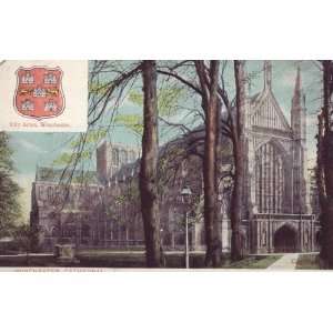 Square Coaster English Church HampshireIOW Winchester Cathedral HP54 