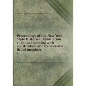  Proceedings of the New York State Historical Association 