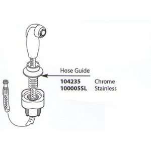 104235 Moen Moen 104235 Protege Replacement Hose Guide Assembly Chrome
