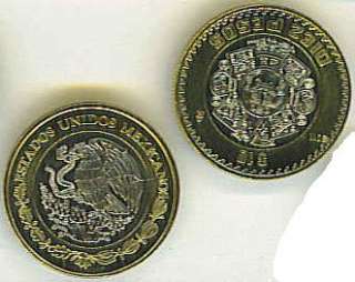 MEXICO 2011 UNCIRCULATED COIN SET, 0.10 TO 10 PESOS + 2001 5 CENTAVOS 