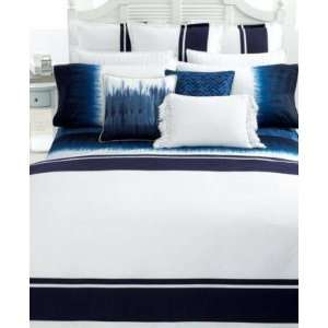   Indigo Modern 15X20 Decorative Pillow (white)