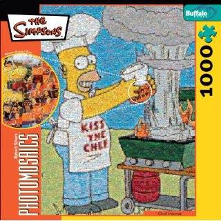 Buffalo Games Simpsons Photomosaic Chef Homer