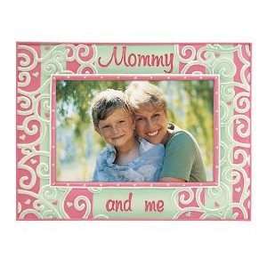   FRAME, MOMMY AND ME DESIGN, PINK/GREEN   Picture Frame