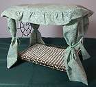 METAL WELDED WIRE DOLL BED & CANOPY CURTAINS MATTRESS
