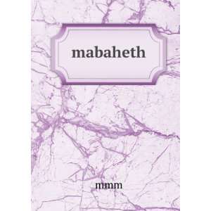  mabaheth mmm Books