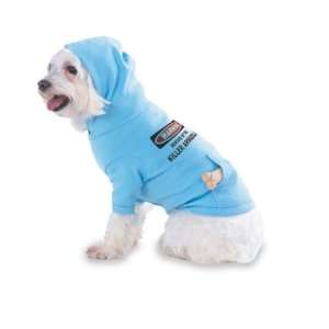 BEWARE OF THE KILLER ARMADILLO Hooded (Hoody) T Shirt with 