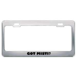  Got Misti? Girl Name Metal License Plate Frame Holder 