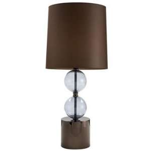  Arteriors Miramar Blue Glass/Brown Nickel Lamp