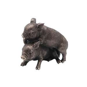 inch Animal Figure Miniature Pigs Making Babies Collectible Display 