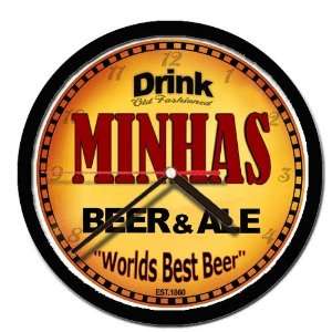  MINHAS beer and ale cerveza wall clock 