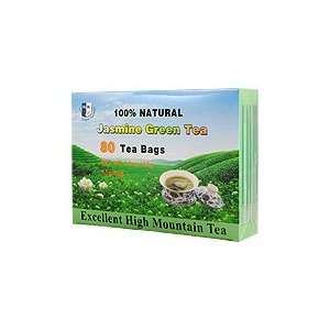  Natural Jasmine Green Tea   80 bags Health & Personal 