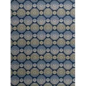  Fabricut FbC 3895103 Spirograph   Cobalt Fabric Arts 