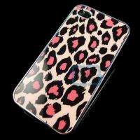 Luxury Design Pink Leopard Hard Back Case For iPhone 4 4G #A727  