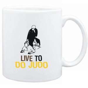  Mug White  LIVE TO do Judo  Sports