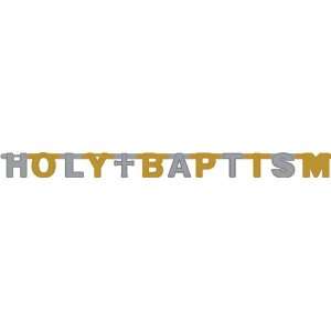 Holy Baptism Foil Jointed Banners