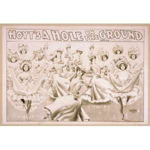  Poster Hoyts A hole in the ground 1900